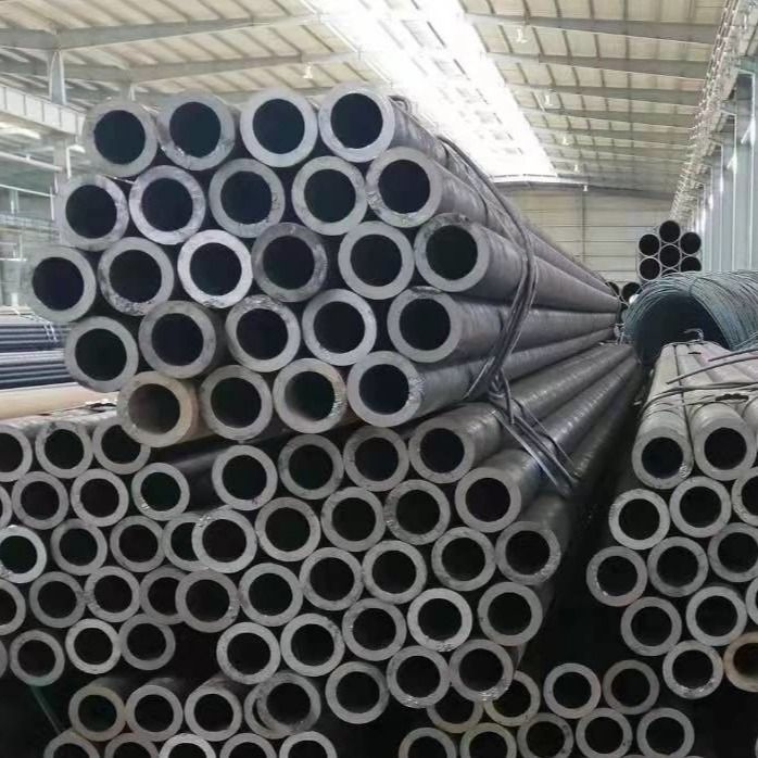 ASTM Metals Alloys Seamless Steel Tube DIN Mid Hard 12M Αυτοκινητοβιομηχανική μη λαδωμένη API